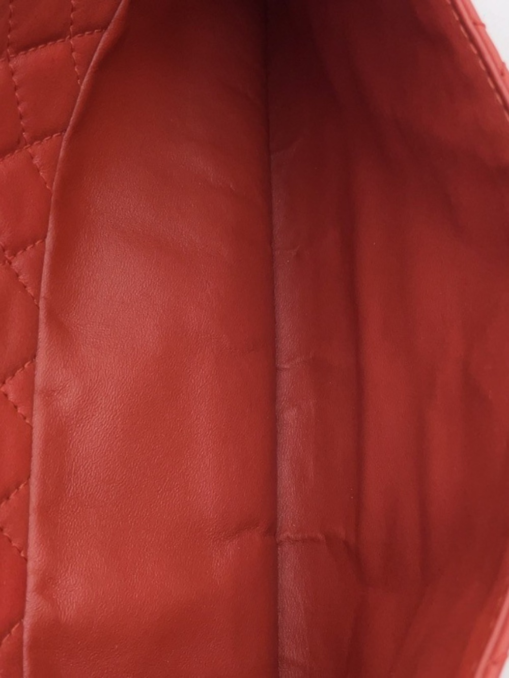 Chanel Coco Red Leather Tote - Picture 11 of 15